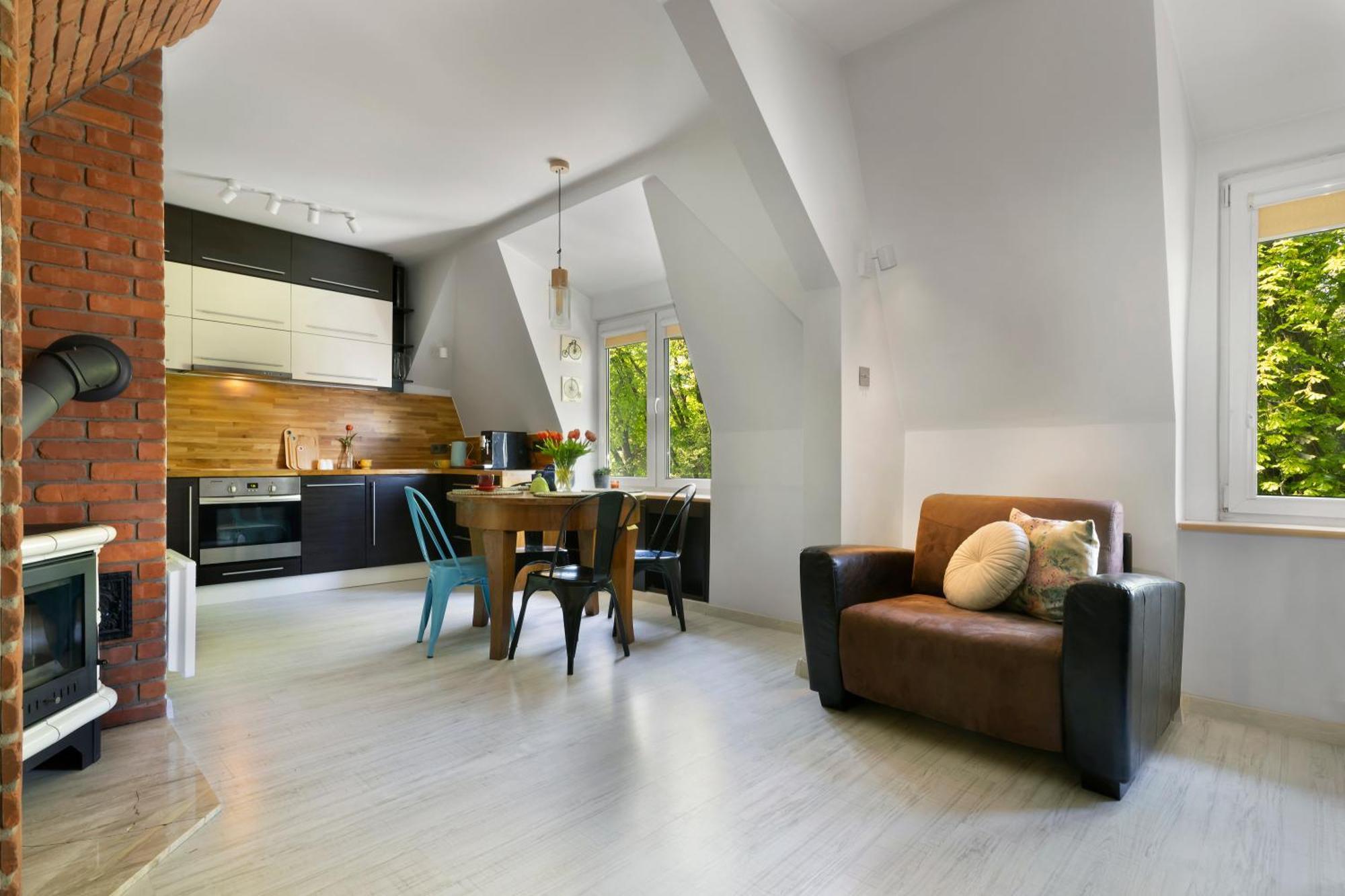 Elite Apartments City Center Cosy Attic กดัญสก์ ภายนอก รูปภาพ